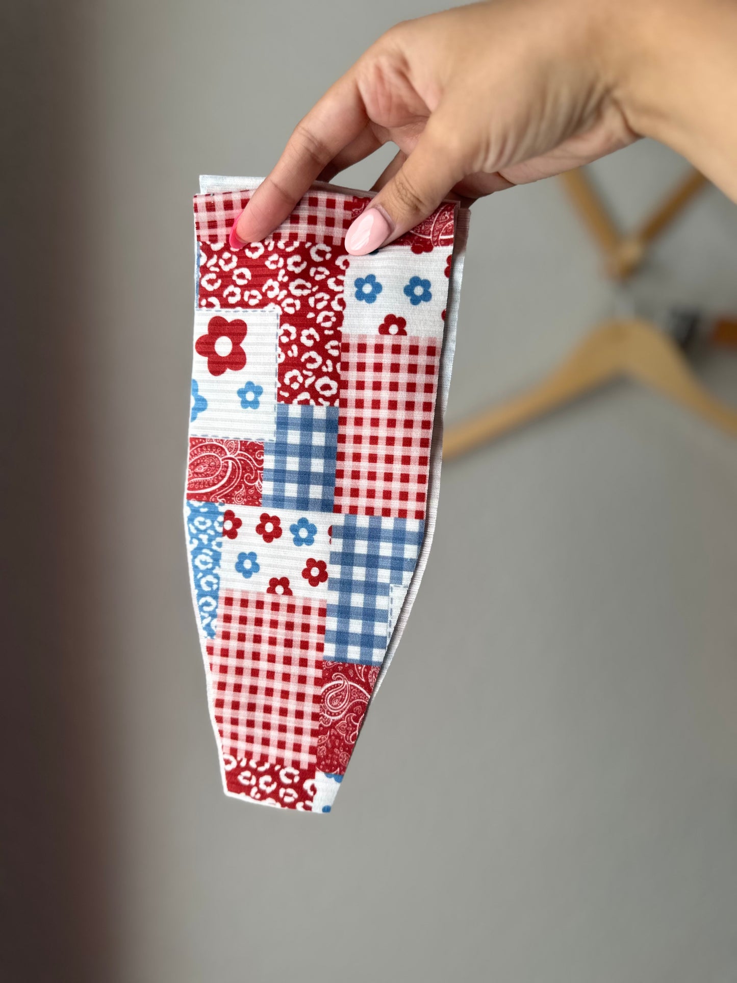 4oj patchwork Knotted Headband