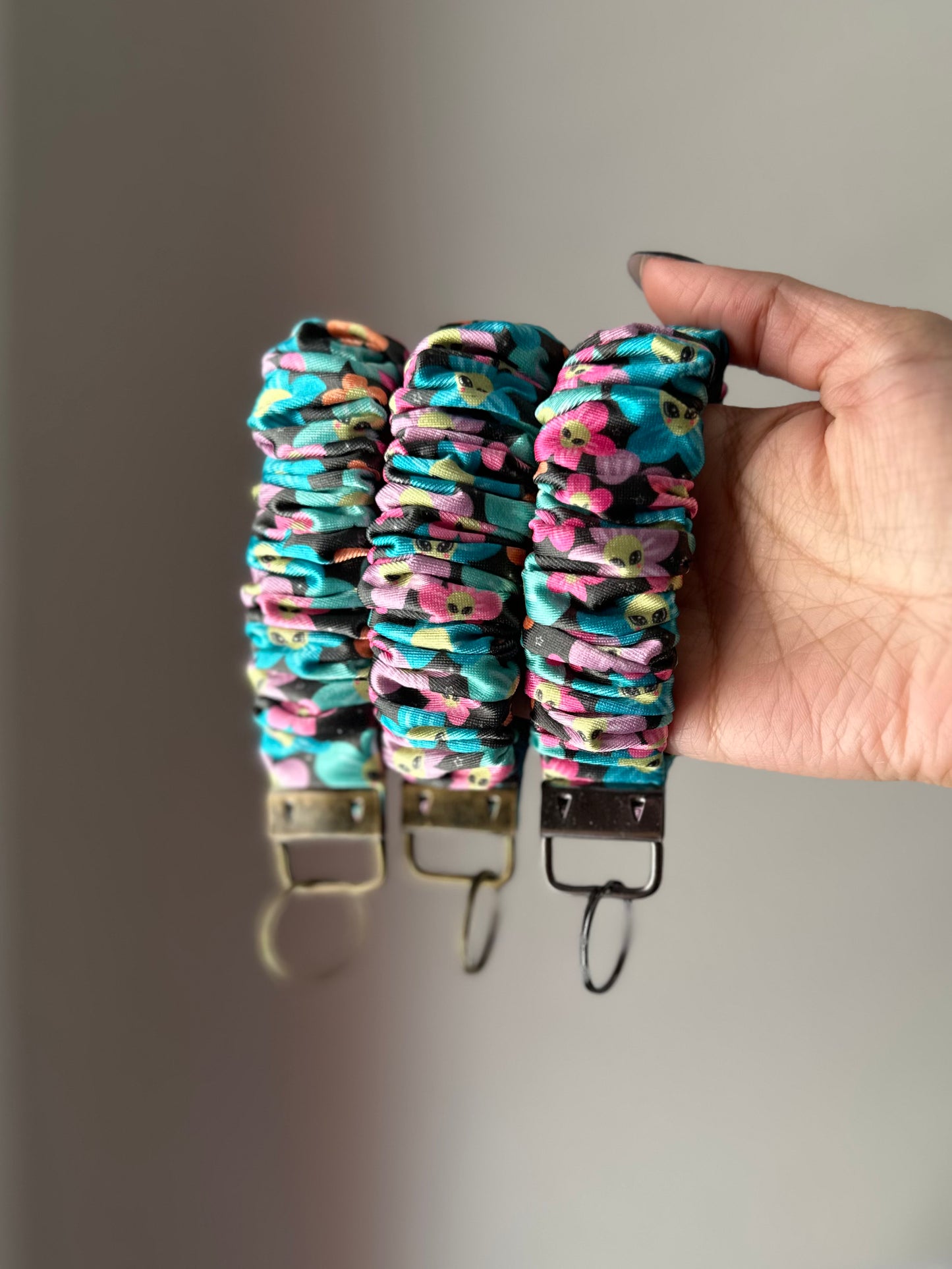 Alien Floral Keychain