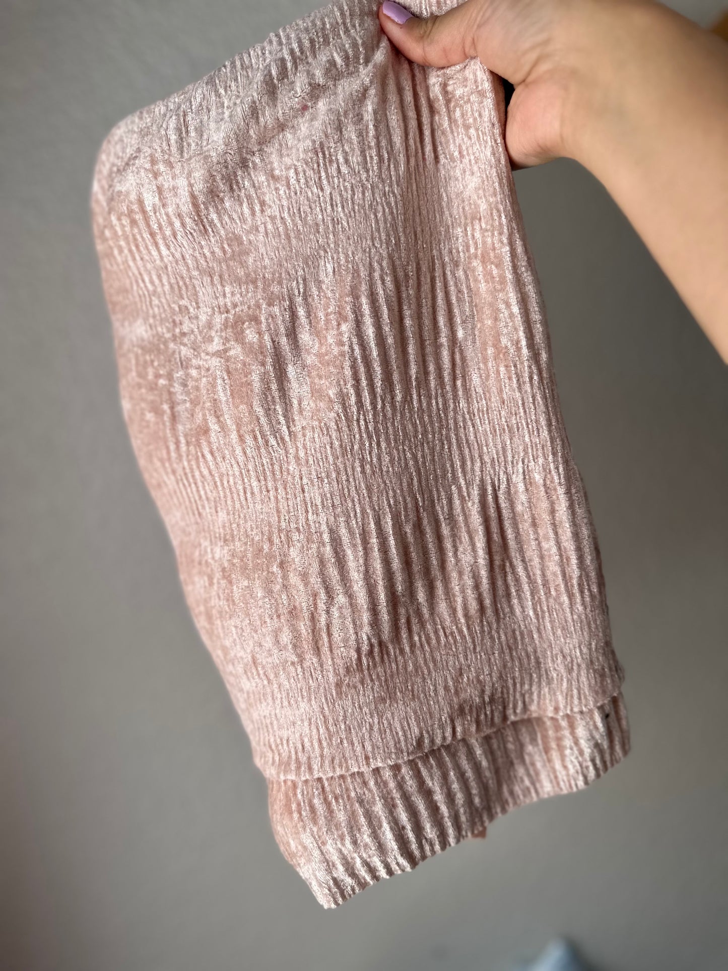 Sandy Crushed Velvet