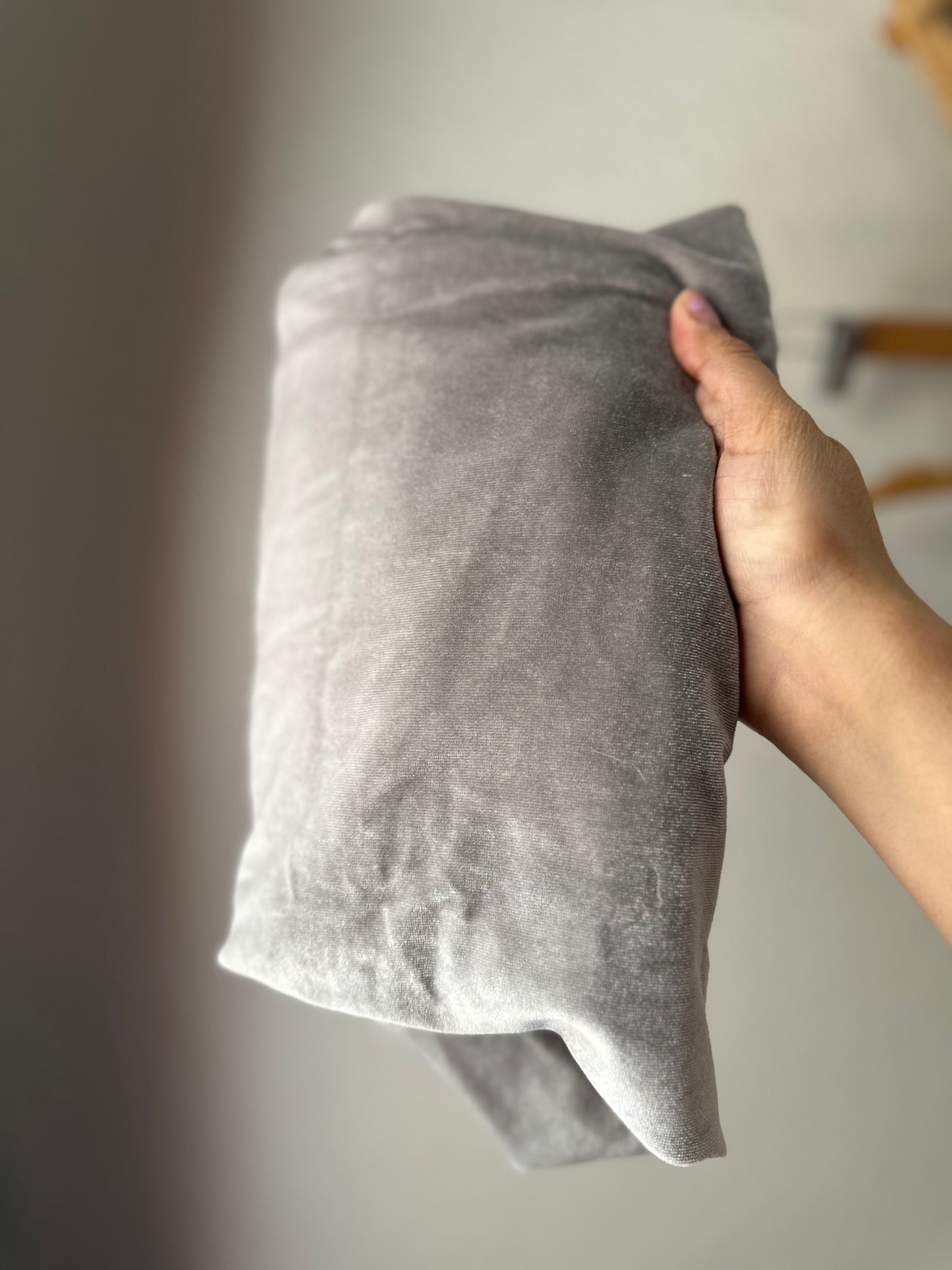 Light Gray Velvet