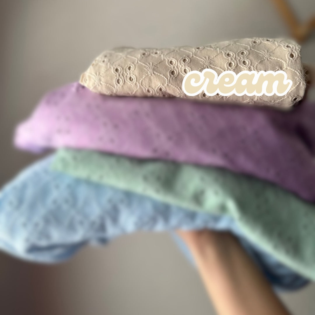 Cream Eyelet