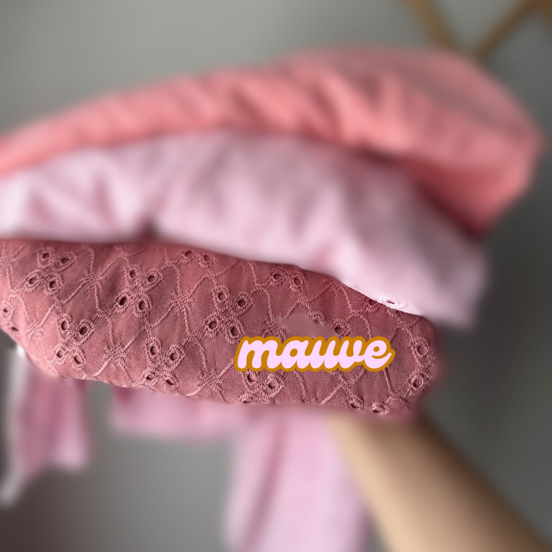 Mauve Eyelet