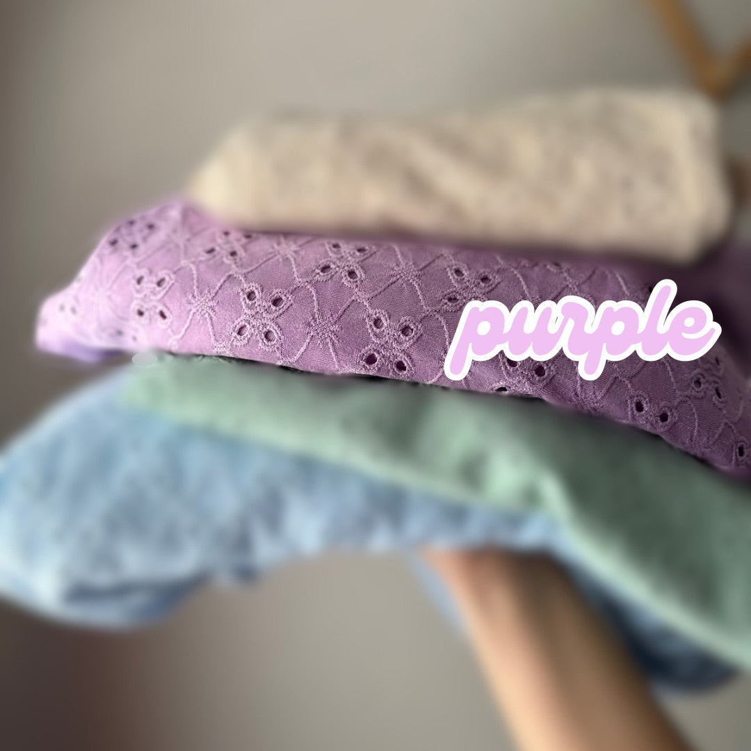 Purple Eyelet