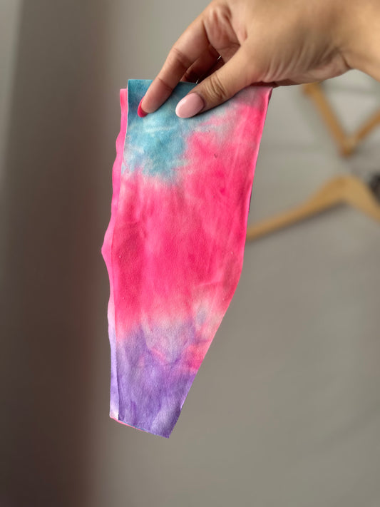 Pink/Purple/Blue Knotted Headband