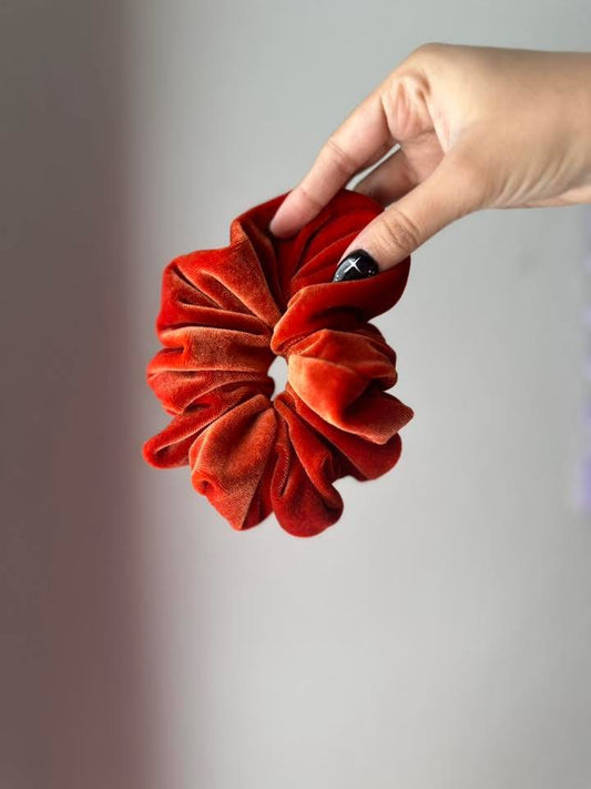Rts Large Rust Scrunchie