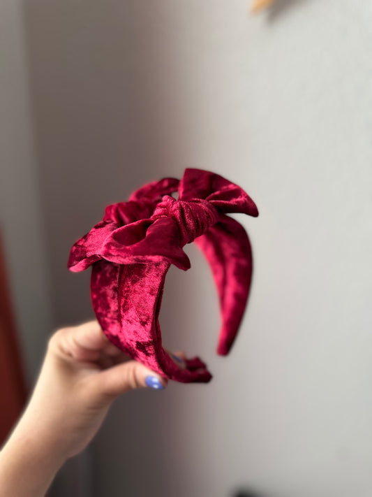 Burgundy Velvet Serena