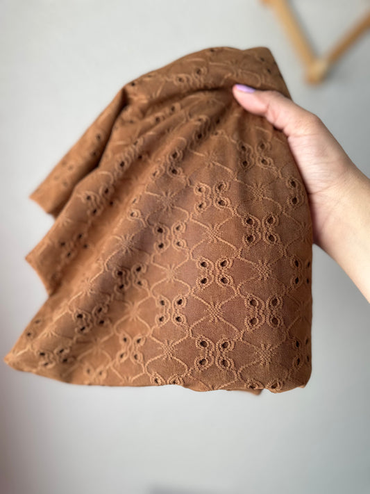 Brown Eyelet